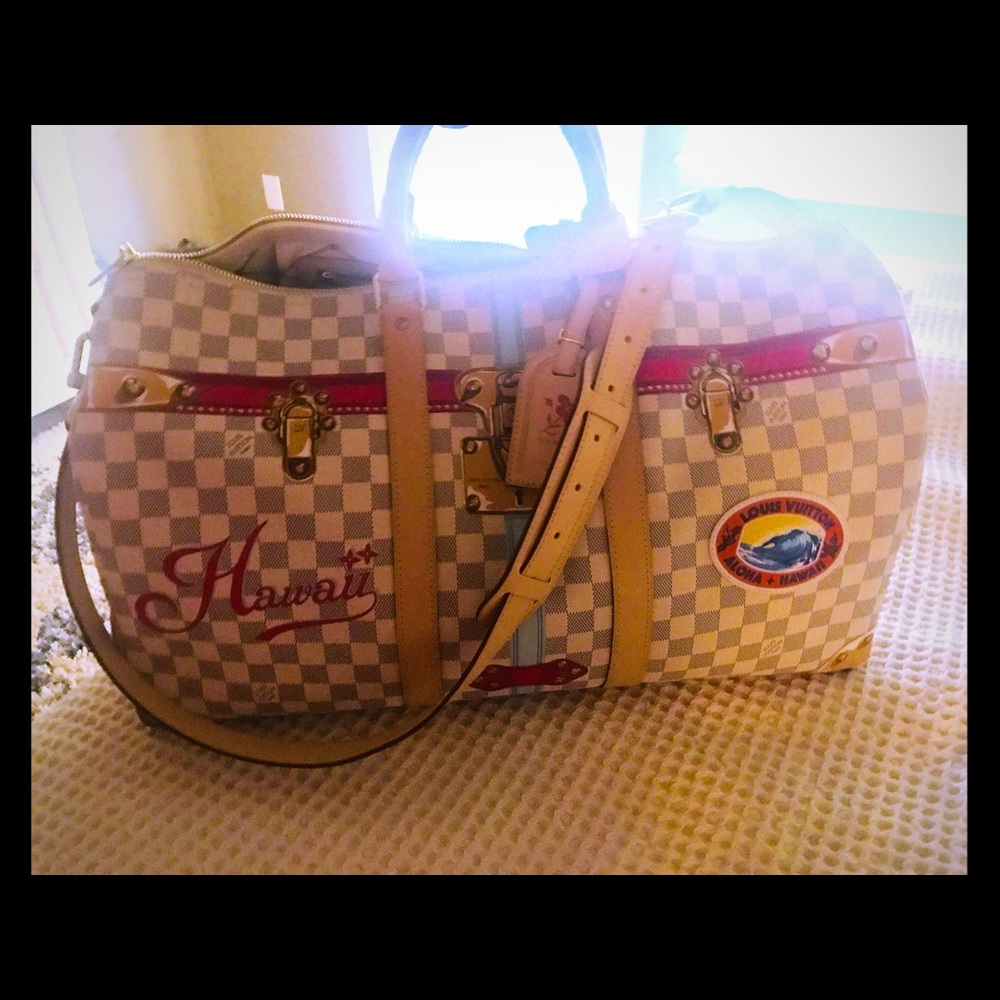 🌸🌴💙LV Keepall 50...Hawaii Edition...My love😍